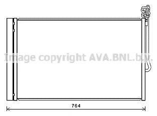 AVA QUALITY COOLING vw5334d -  Конденсатор, кондиционер